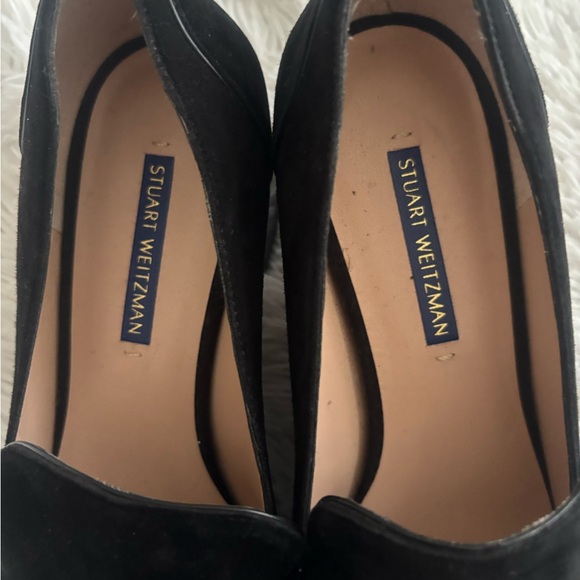 Stuart Weitzman Black Velvet Loafers - Picture 9 of 9